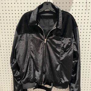 Men's Black Velvet Jacket